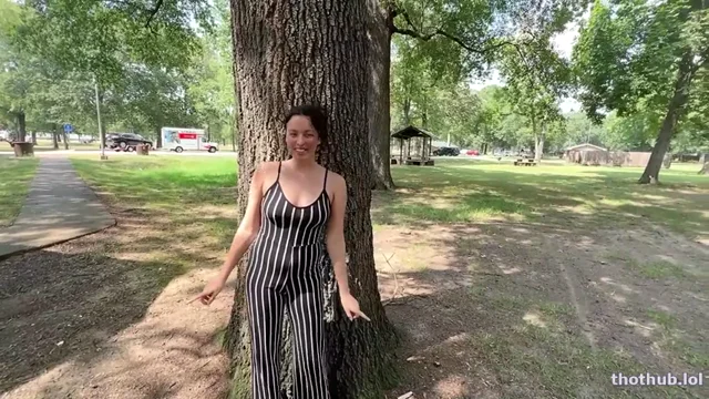 Nicole Niagara Outdoor Park pussy Play