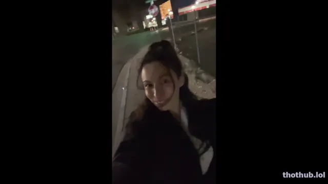 Nicole Niagara Solo slut walk & masturbating alone in the streets