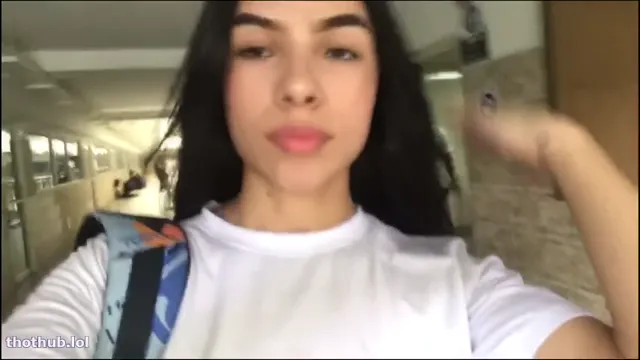 Haddy Colman Masturbating in a University Bathroom