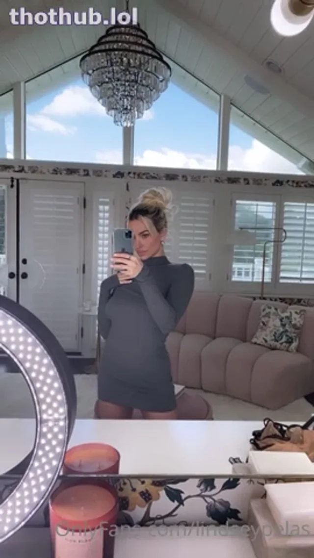 Lindsey Pelas hot dress striptease
