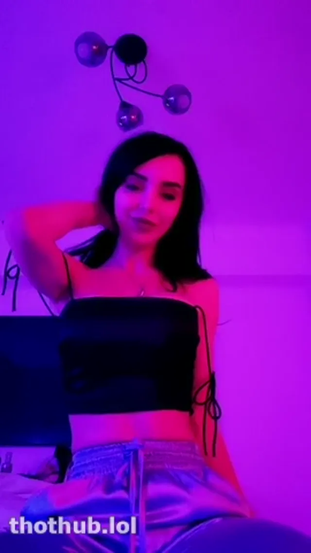 Panther-A poses in a black underwear