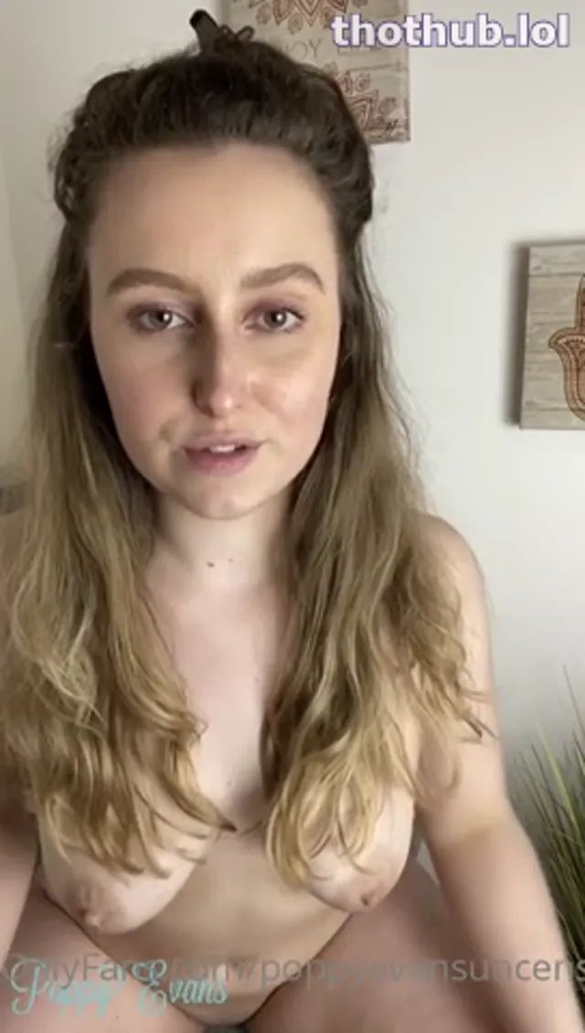 Poppy British uk PoV vibrator solo