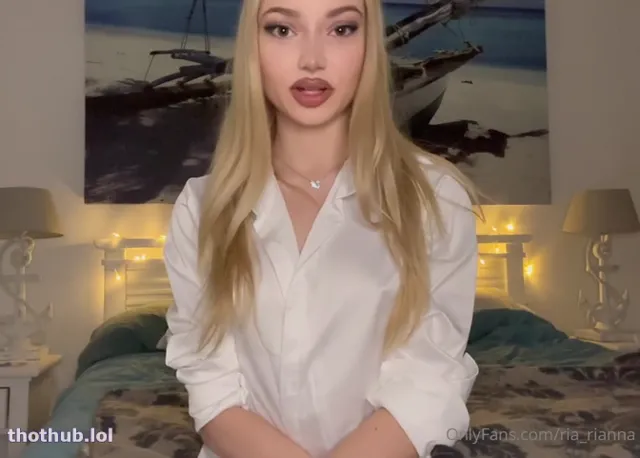 Rianna beautiful blonde JOI