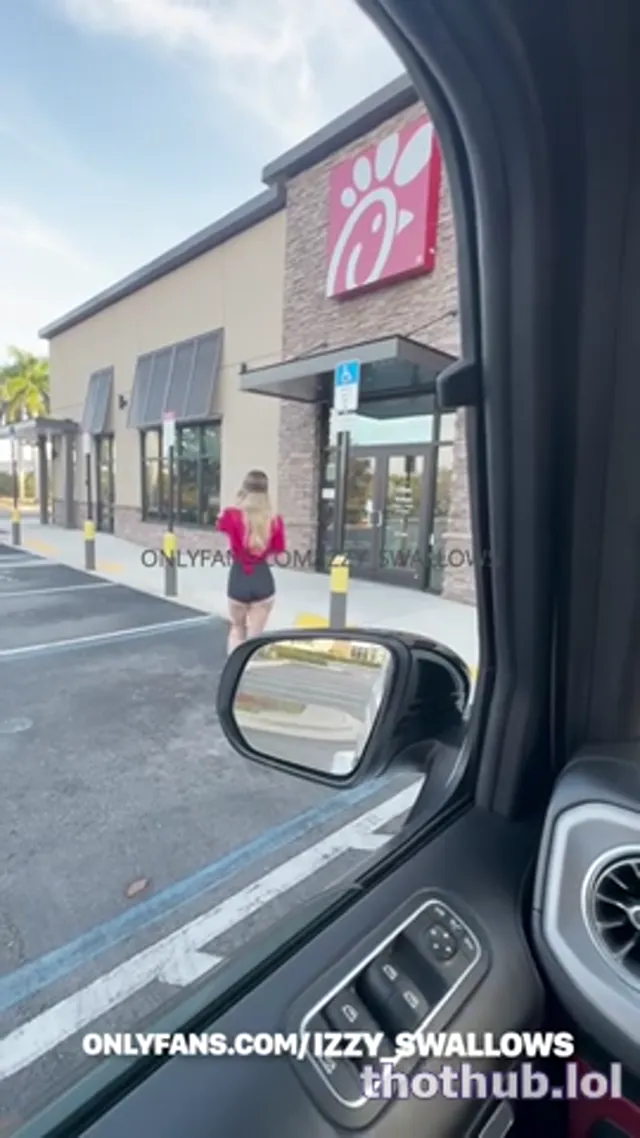 Izzy swallows car blowjob onlyfans