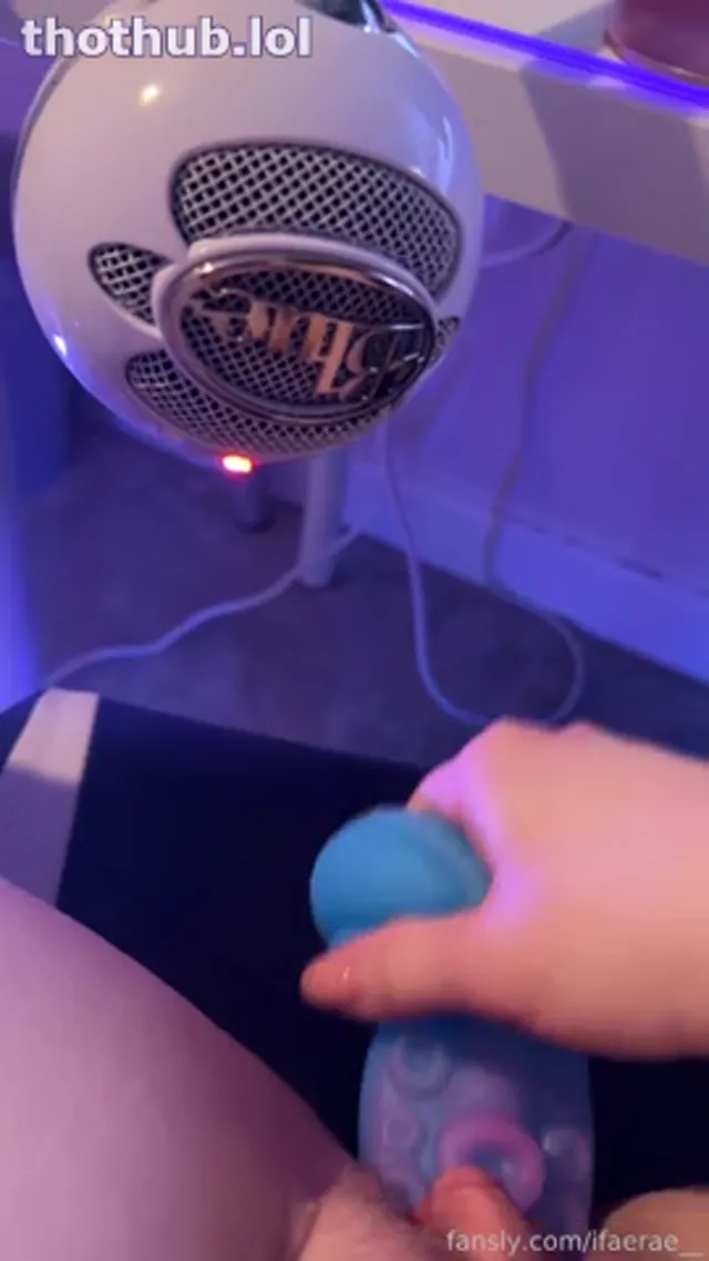 Rae uk goth PAWG selfie pov dildo fuck