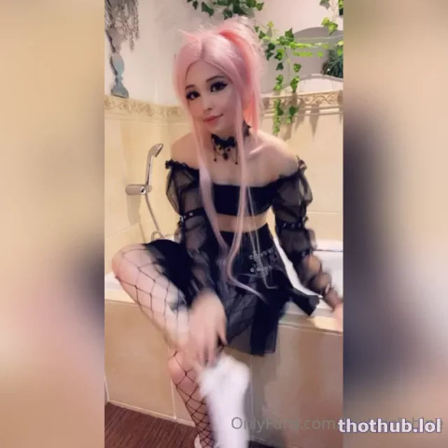 Belle Delphine new pink bathtub video