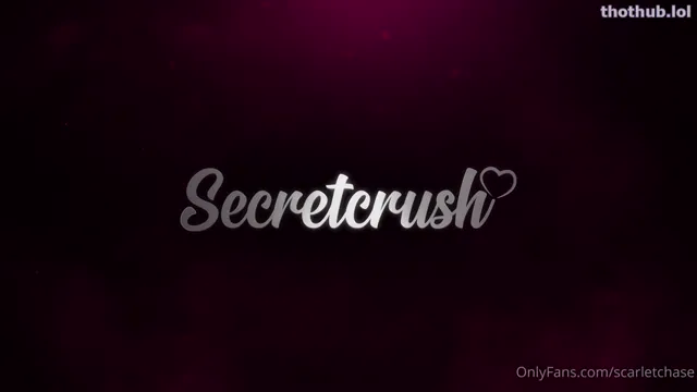 Secretcrush Scarlet Chase tub blowjob buttplug cum on ass