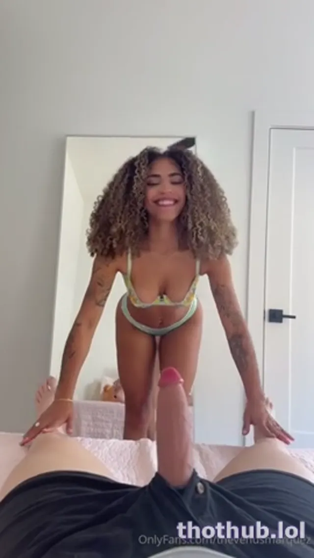 Venus Marquez Blows And Rides A Fake Cock