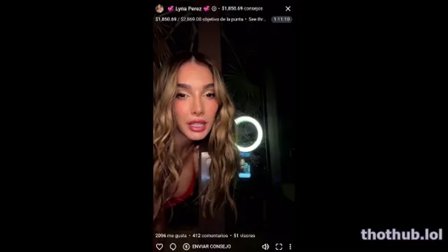 Lyna Perez nude tits red lingerie