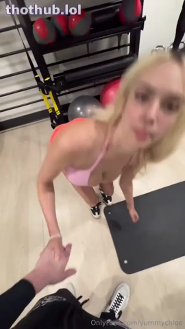 Yummychloe pov fucks her gym partner