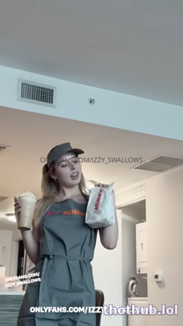Izyy swallows dunkin sex