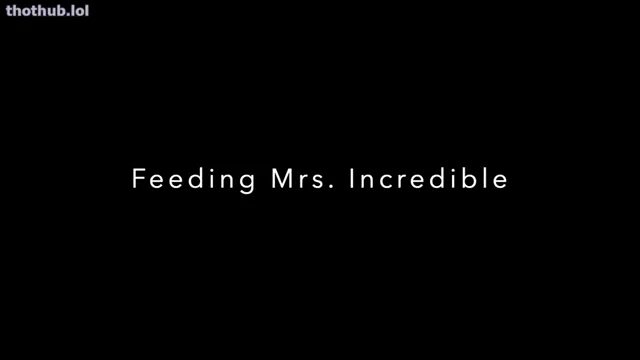 Alex bishop feeding mrs iincredible