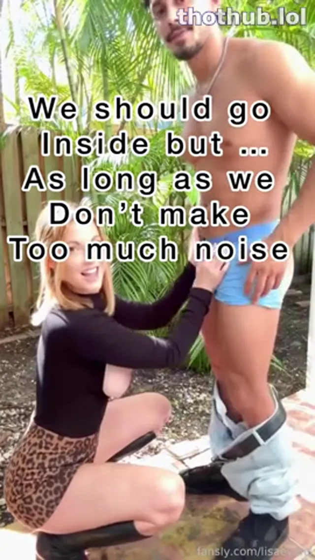 Lisa Evans Outdoor Sex And Cumshot By Josue Fit