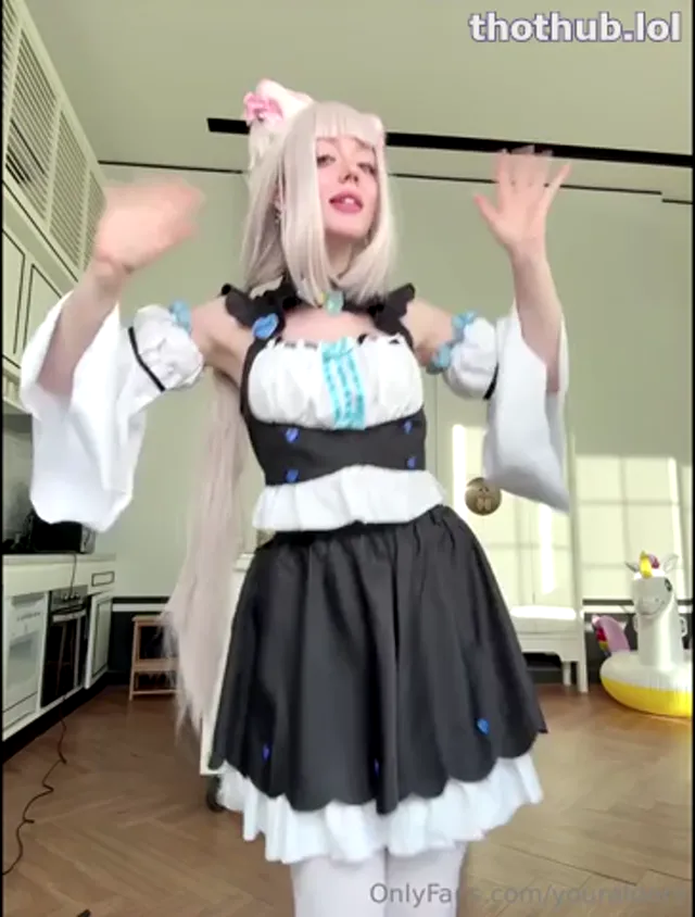 Youraldora masturbates in a vanilla cosplay