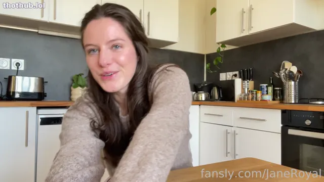 Jane French babe PoV cucumber solo