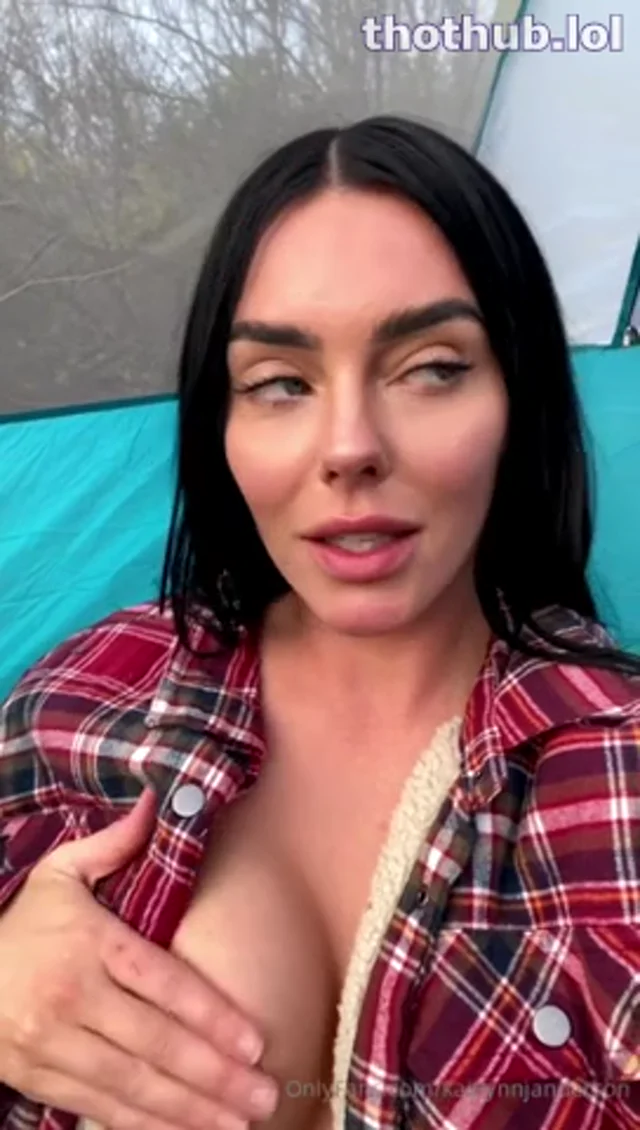 Kaitlynn anderson camping dildo and tease