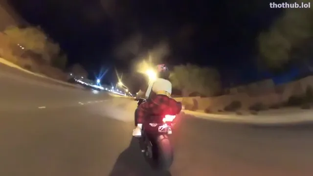 Karli Mergenthaler Motorcycle Bang