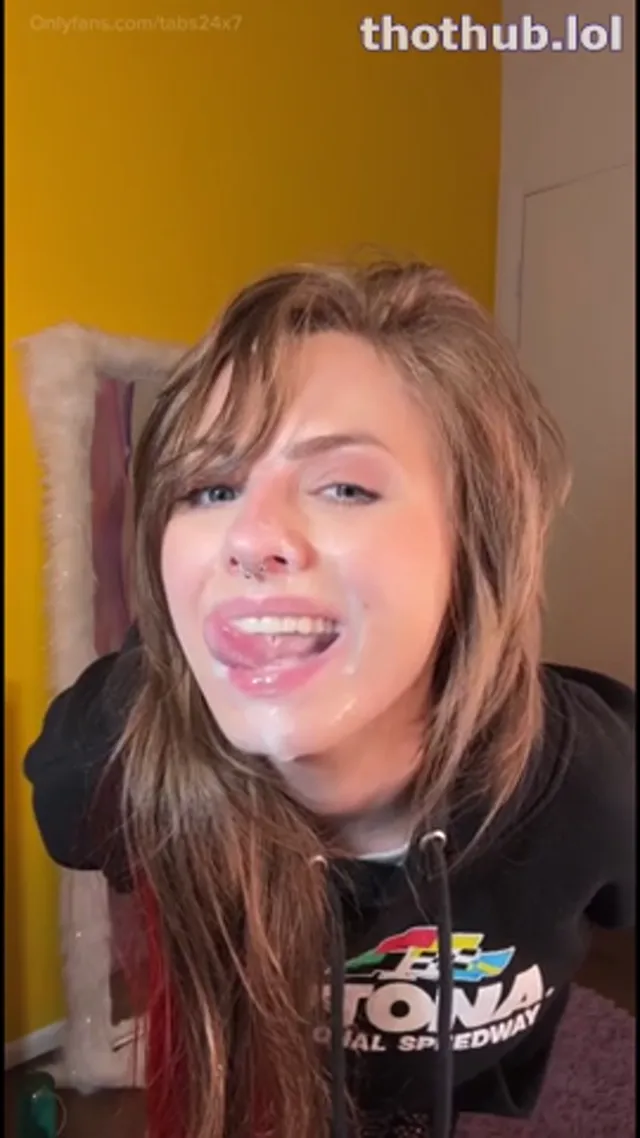 Tabby Ridiman aka Tabs24x7 – Cum Play, Facial, Blowjob & Swallow Compilation