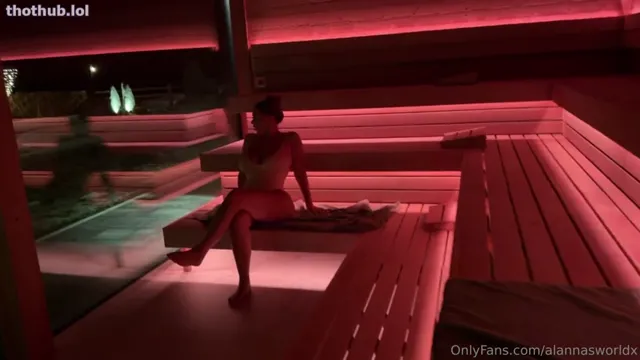 Alanna Pow fucked in and outside of a sauna