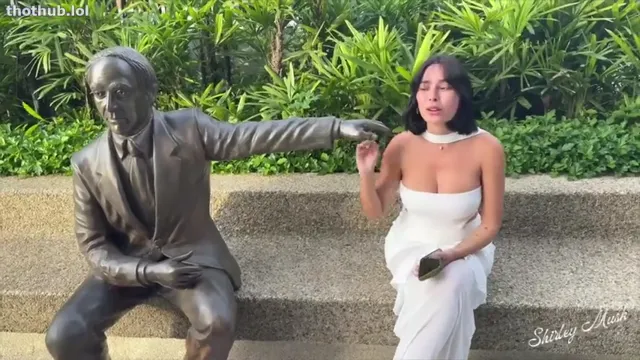 Shirley musk white dress pickup fuck