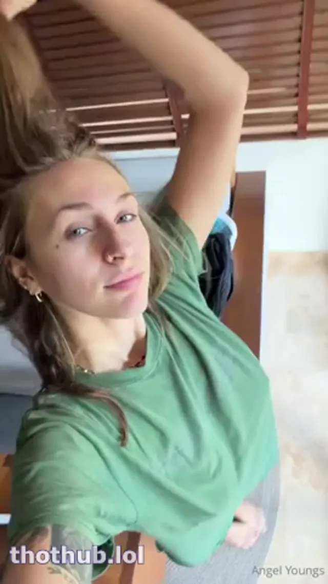 Angel Youngs Surprising Birthday Sex For A Roommate