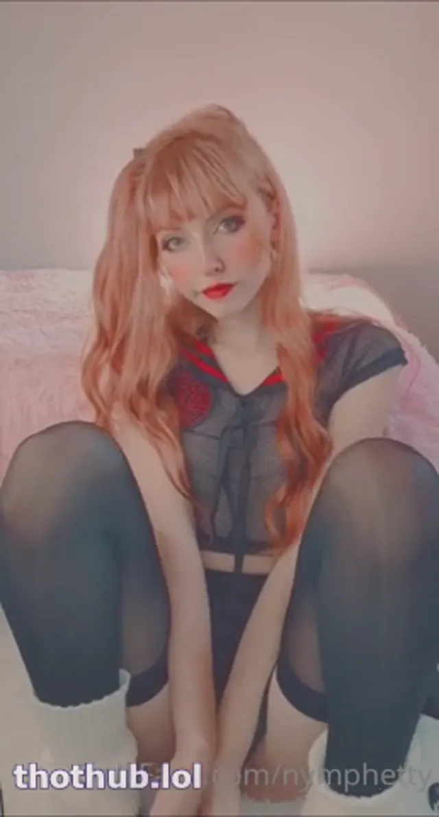 Nymphetty masturbates with dildo