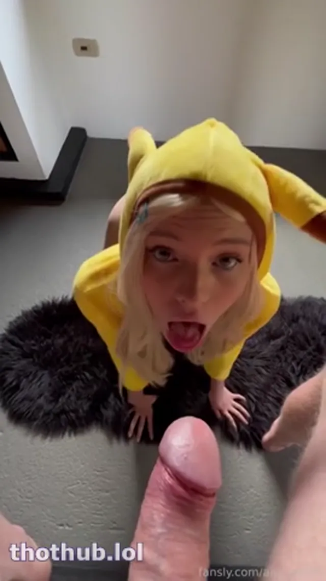 AleGarces666 Blows Rides Her Mans Cock As Pikachu