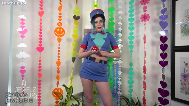 Jewelz Blue Pokémon cosplay JOI
