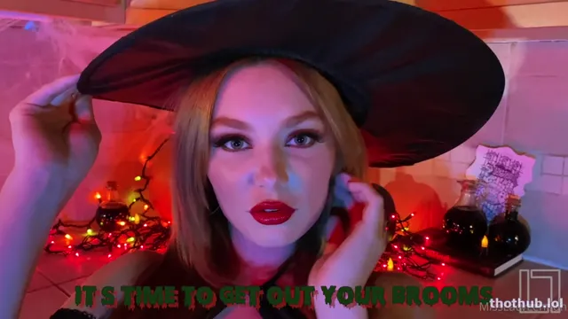 Lacey Lennon RedHead Witch JOI Halloween