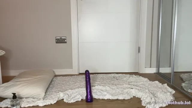Rosalind pink fishnets riding massive dildo