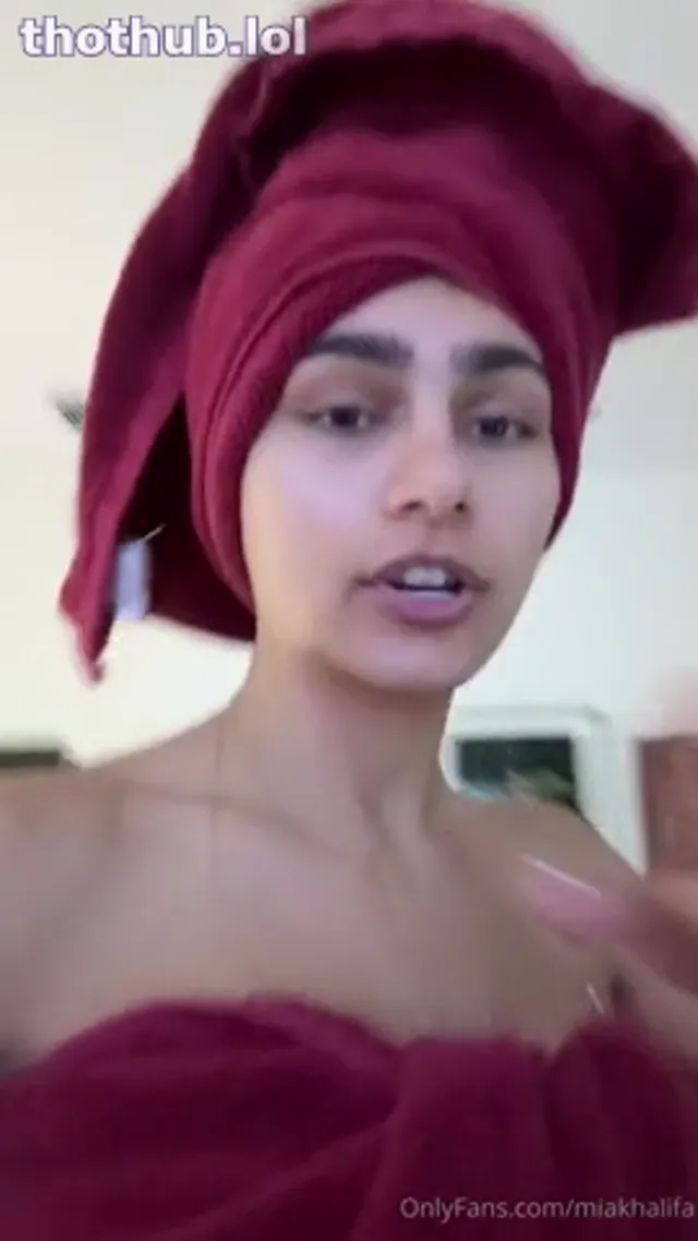 Mia Khalifa Fresh Out Of The Shower Video Leaked