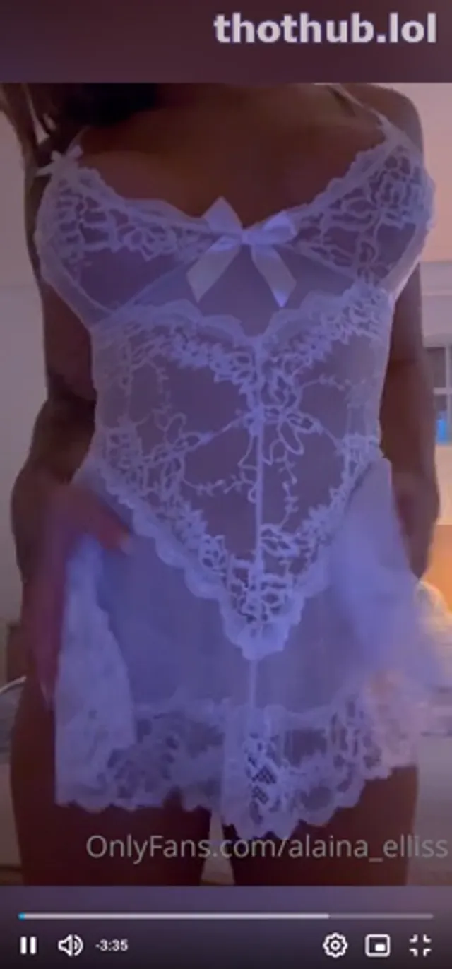Alaina Elliss White Thong PPV Onlyfans