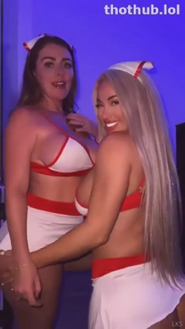 Sophie Dee And Laci Kay JOI Play with A Dildo Using Their Tits