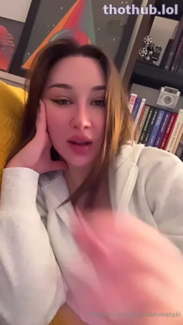 Louisa Khovanski strip and finger fuck
