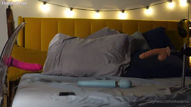 Shea briar with her fuck machine, 2 dildos, butt plug, vibrator + 3 pov’s