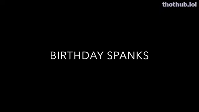 Alex bishop birthday spanks show