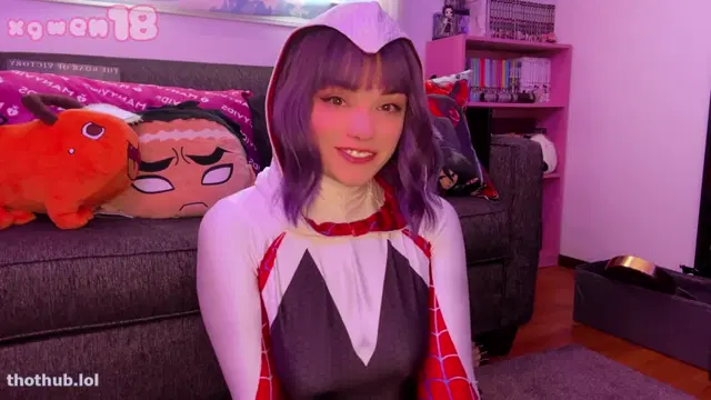 Gwentaii as Spider Gwen Goes for a Ride