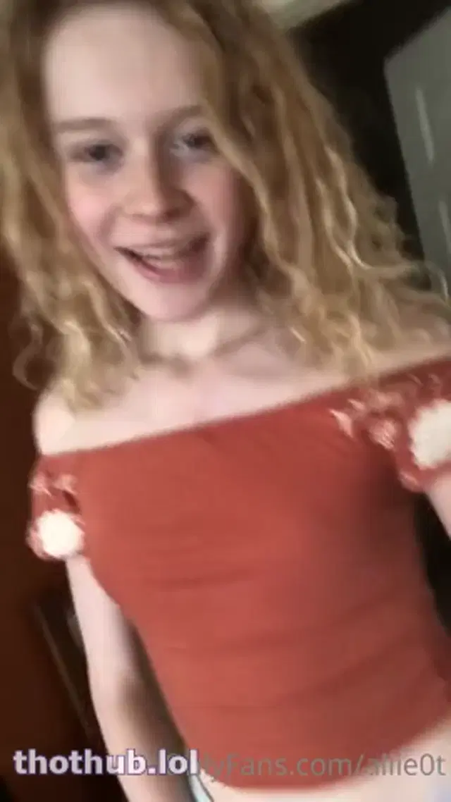 Allie Plays with Her Girl Cock