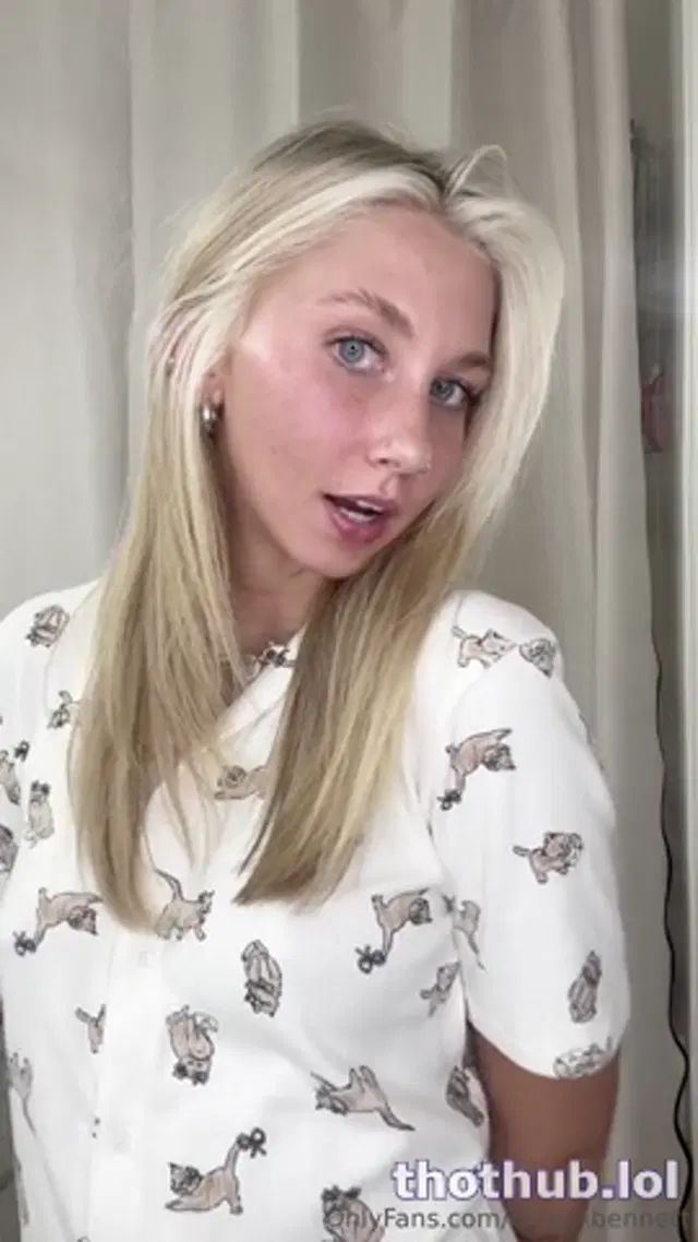 Ellison sexy blonde babe shower