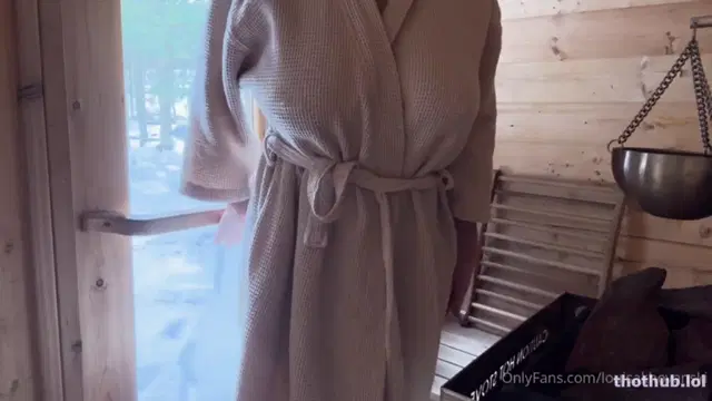 Louisa Khovanski Full Naked Sweating in Sauna Onlyfans