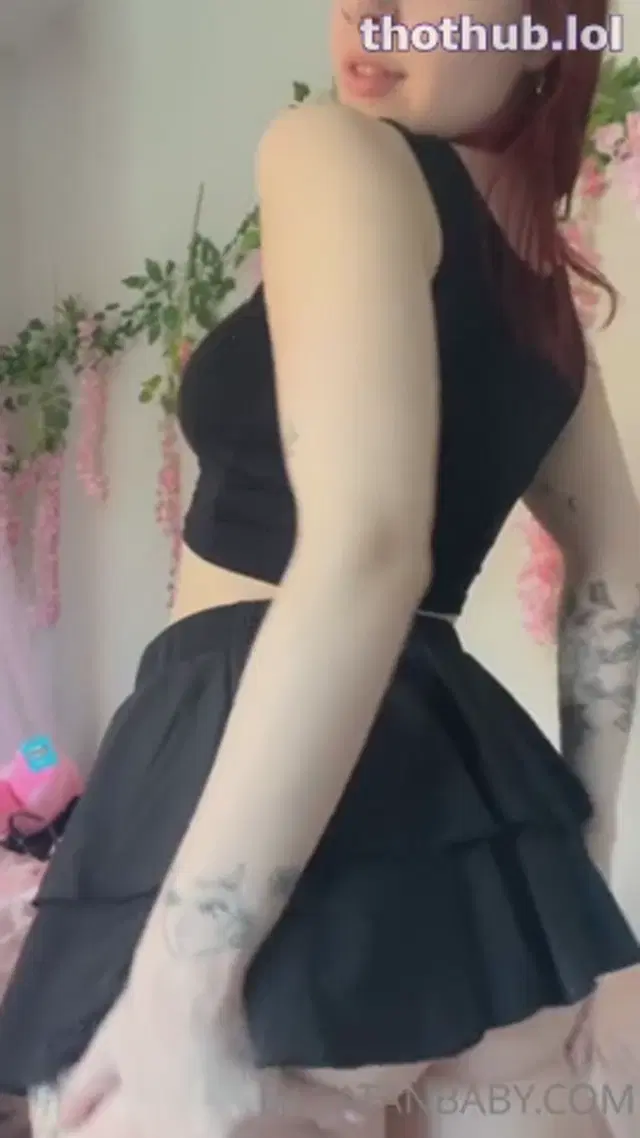 Ivy amazing goth PAWG PoV ANAL solo
