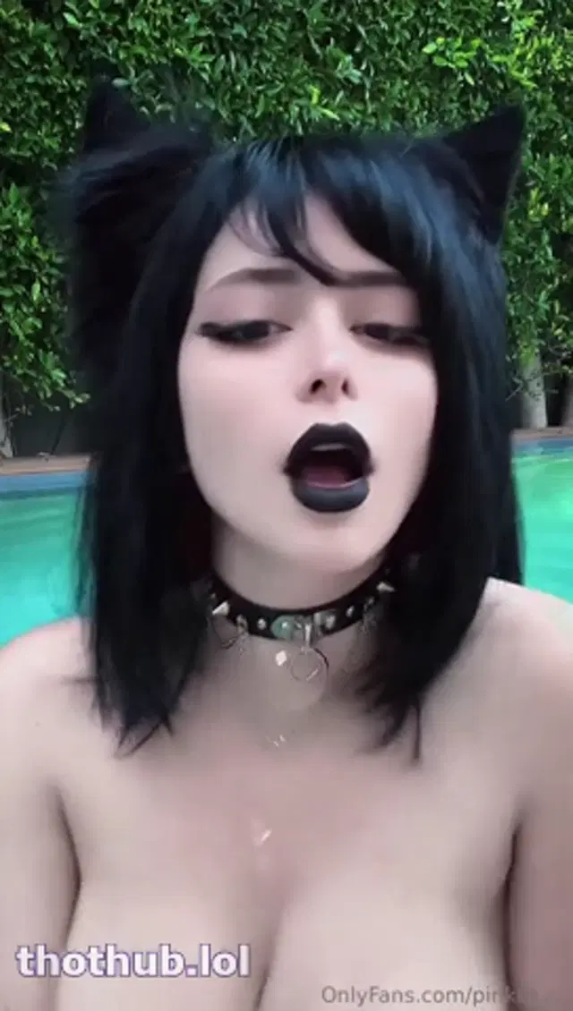 Pinkchyu Topless Pool Tease 1