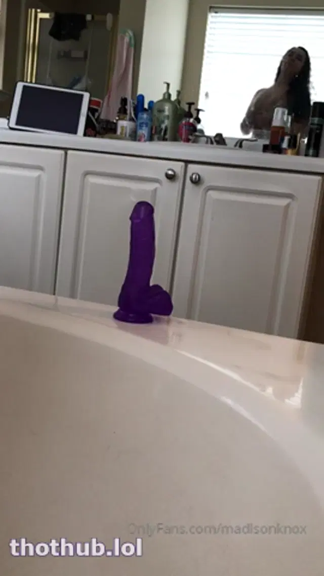 Madison PoV dildo fuck