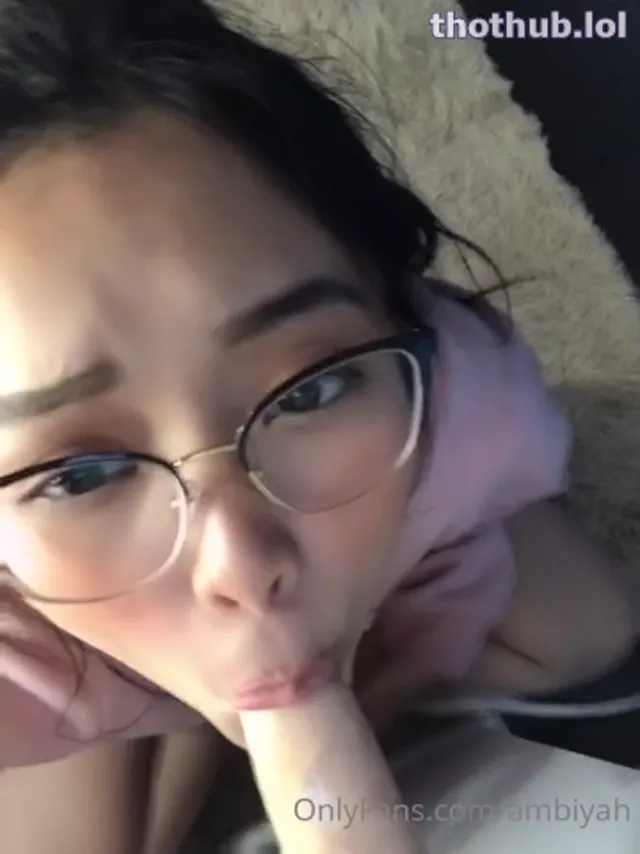 Ambiyah Dildo Blowjob POV
