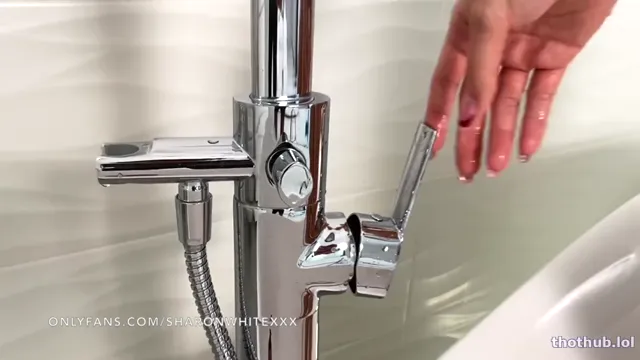 Neighbour-s-hot-wife-showering-naked-seductive-big-boobs-sharon-white