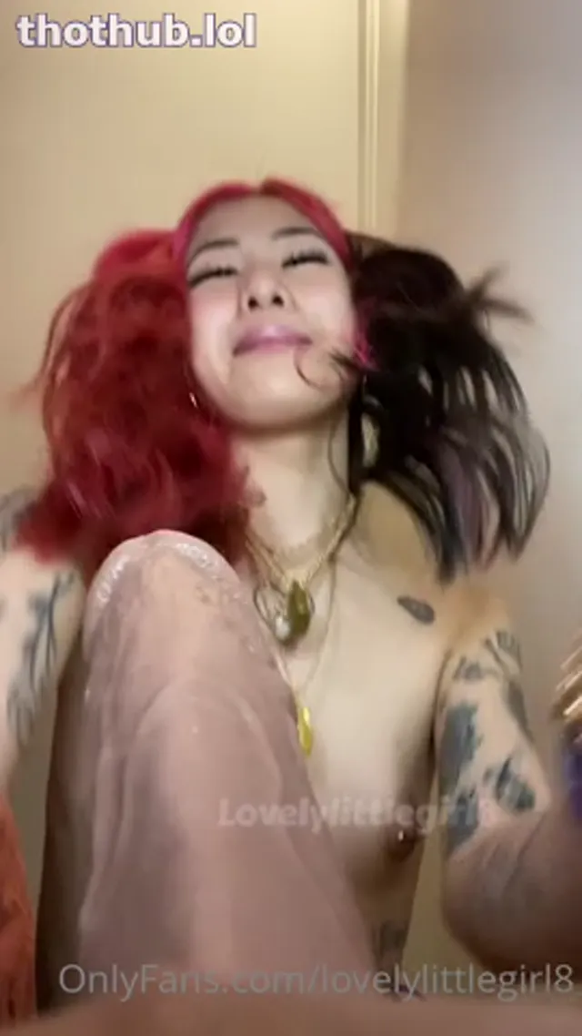 Lovelyasianlily dildo creampie