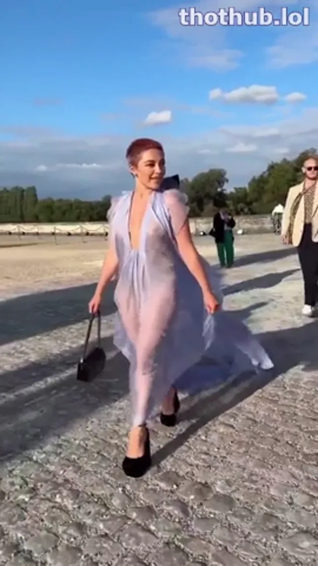 Florence Pugh see through tits