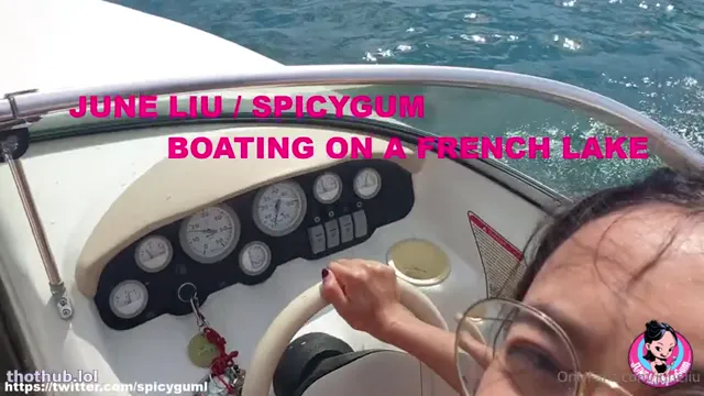 JUNE LIU / SPICYGUM – BOATING ON A FRENCH LAKE