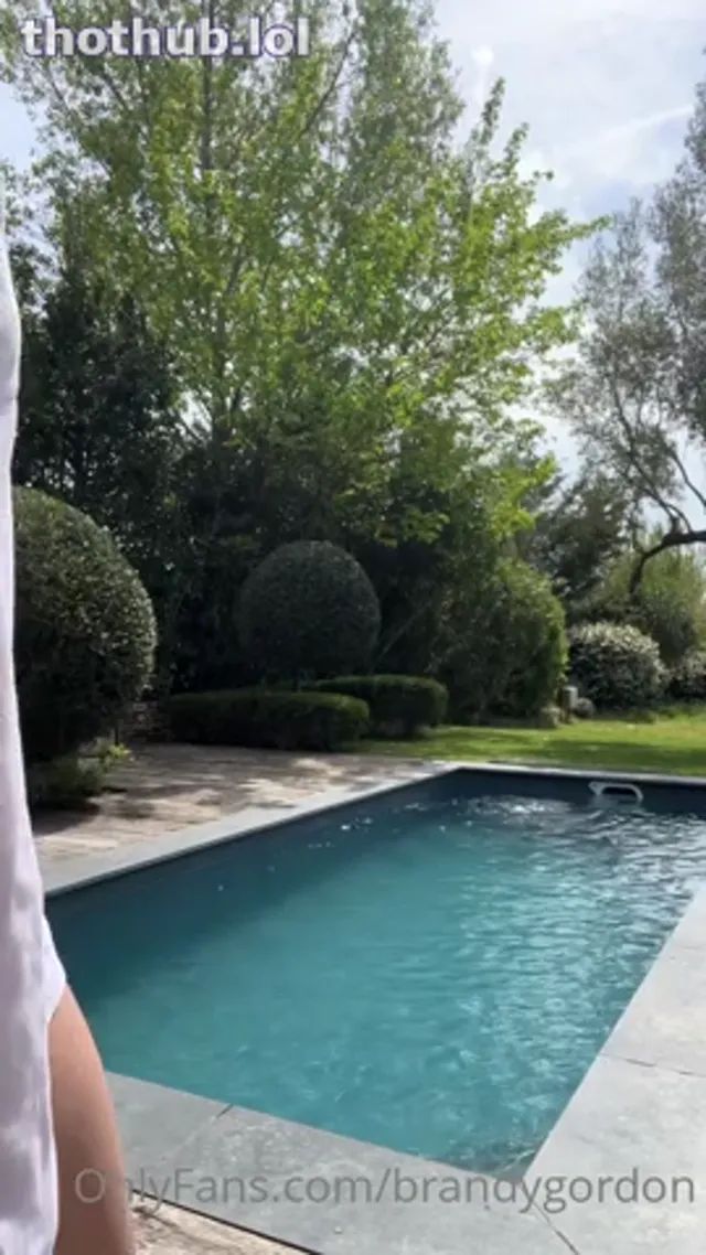 Brandy Gordon Pool Tease