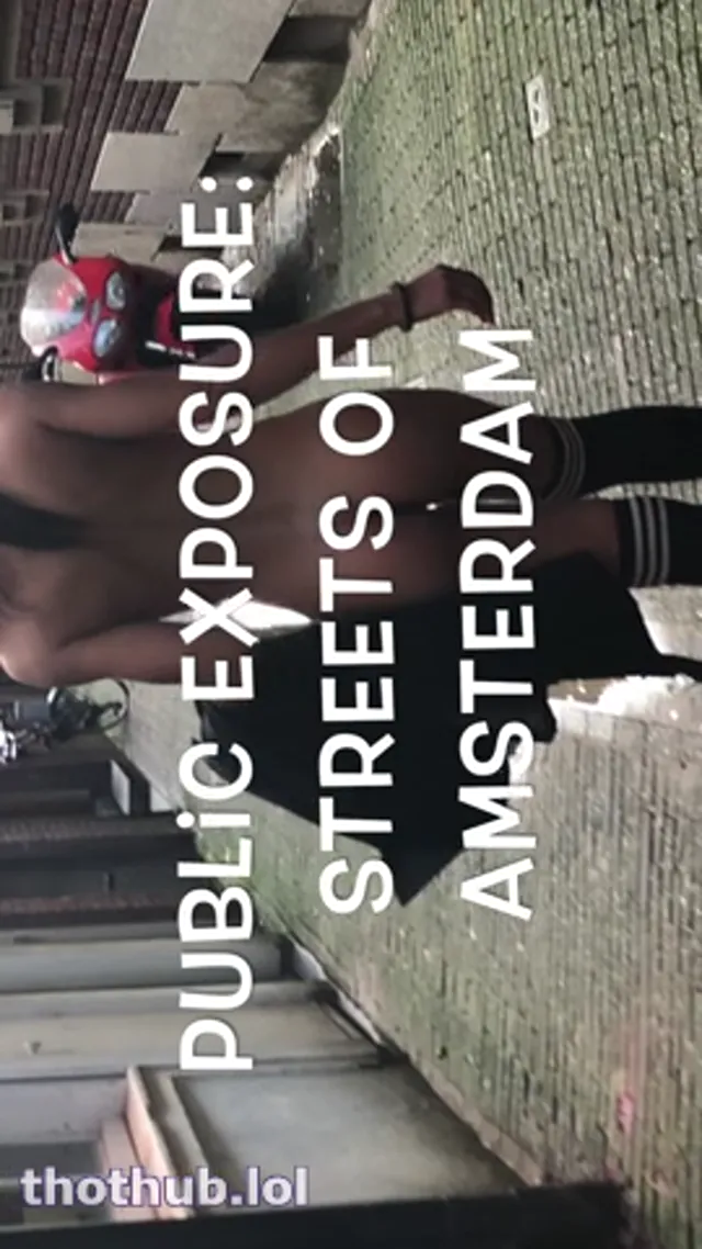 Amber sky – public exposure: streets of amsterdam